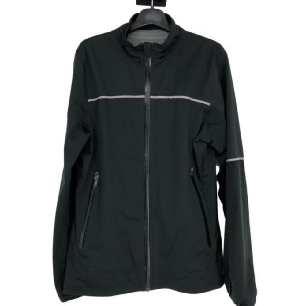 New  Balance Black Lightweight Soft Shell Running /Windbreaker Jacket size M